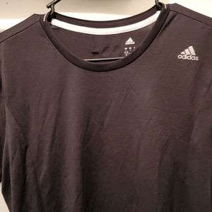 Adidas men shirt lrg black